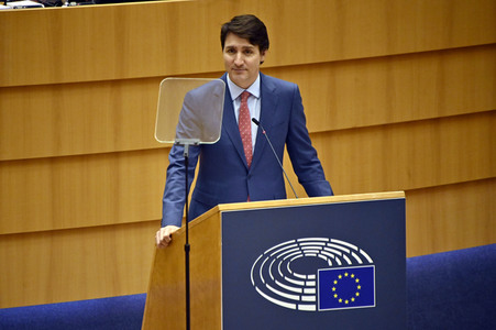 Plenartagung im EU-Parlament in Brüssel