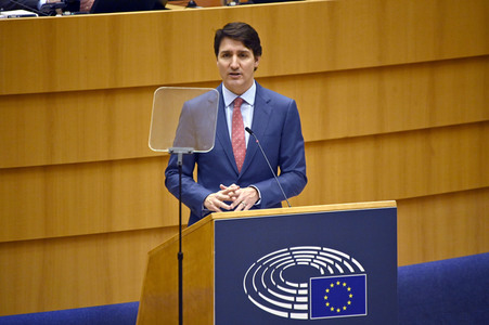 Plenartagung im EU-Parlament in Brüssel