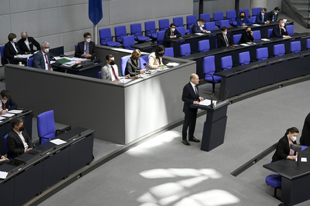24. Sitzung des Deutschen Bundestages in Berlin