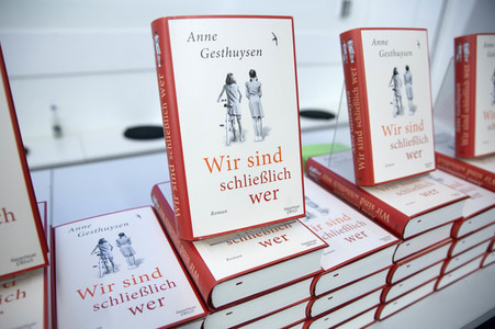 Anne Gesthuysen auf der lit.Cologne 2022 in Köln