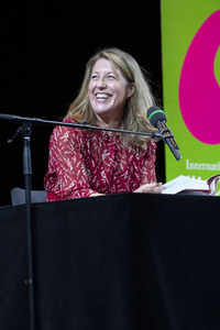 Anne Gesthuysen auf der lit.Cologne 2022 in Köln