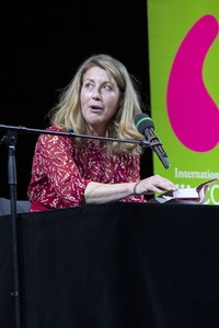 Anne Gesthuysen auf der lit.Cologne 2022 in Köln