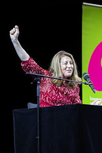 Anne Gesthuysen auf der lit.Cologne 2022 in Köln