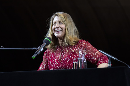 Anne Gesthuysen auf der lit.Cologne 2022 in Köln