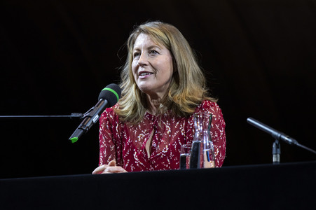 Anne Gesthuysen auf der lit.Cologne 2022 in Köln