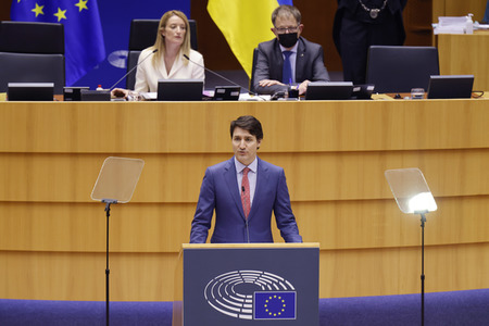 Plenartagung im EU-Parlament in Brüssel