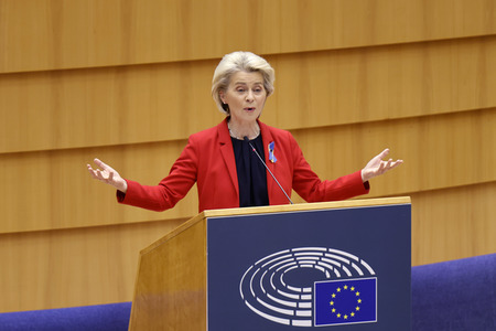 Plenartagung im EU-Parlament in Brüssel