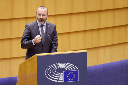 Plenartagung im EU-Parlament in Brüssel