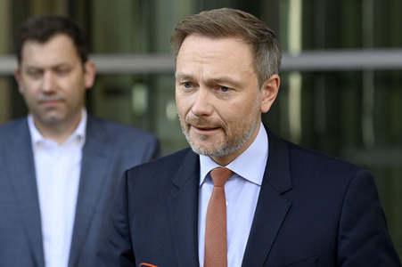 Statement der Parteivorsitzenden der drei Ampel-Parteien in Berlin