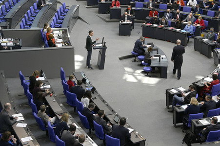 26. Sitzung des Deutschen Bundestages in Berlin