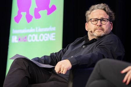 Bärbel Schäfer und Daniel Schreiber auf der lit.Cologne 2022 in Köln