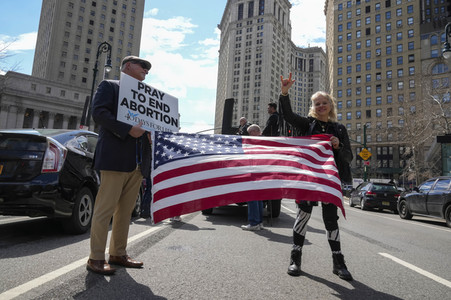 Abtreibungsgegner-Demo in New York
