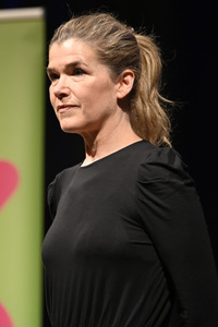 Anke Engelke und Carolin Emcke auf der lit.Cologne 2022 in Köln
