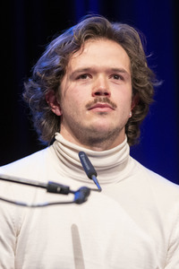 Claudia Michelsen, Justus Maier und Peter Lohmeyer auf der lit.Cologne 2022 in Köln