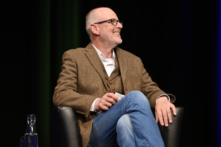 Frank Schätzing und Peter Wohlleben auf der lit.Cologne 2022 in Köln