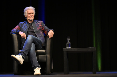 Frank Schätzing und Peter Wohlleben auf der lit.Cologne 2022 in Köln