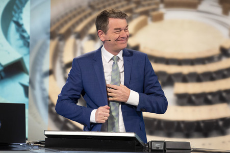 Wahlabend der Landtagswahl im Saarland in Saarbrücken