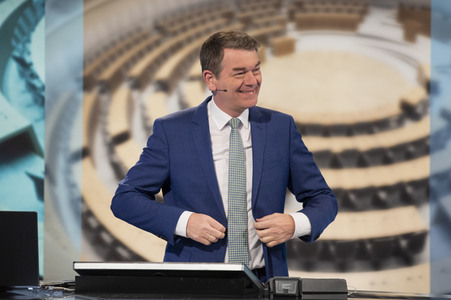 Wahlabend der Landtagswahl im Saarland in Saarbrücken
