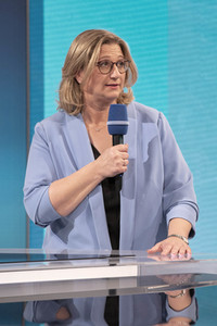 Wahlabend der Landtagswahl im Saarland in Saarbrücken