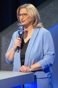 Wahlabend der Landtagswahl im Saarland in Saarbrücken