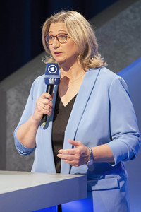 Wahlabend der Landtagswahl im Saarland in Saarbrücken