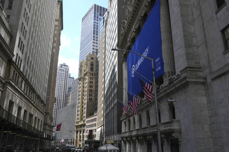 Wall Street in New York