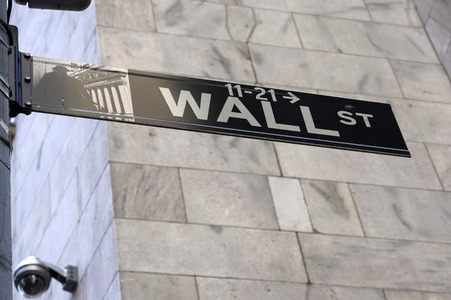 Wall Street in New York