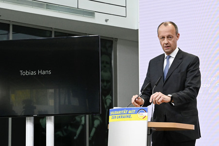 Pressekonferenz der CDU nach den Gremiensitzungen in Berlin
