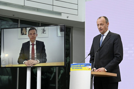 Pressekonferenz der CDU nach den Gremiensitzungen in Berlin