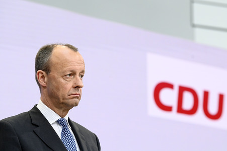 Pressekonferenz der CDU nach den Gremiensitzungen in Berlin