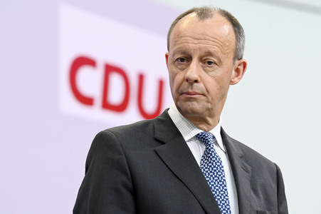 Pressekonferenz der CDU nach den Gremiensitzungen in Berlin