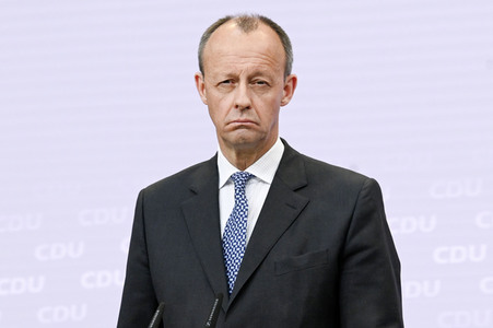 Pressekonferenz der CDU nach den Gremiensitzungen in Berlin