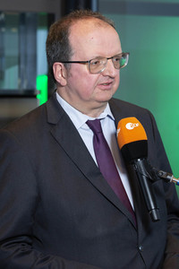 Wahlabend der Landtagswahl im Saarland in Saarbrücken