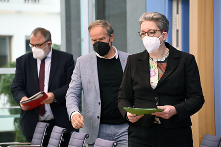 Bundespressekonferenz Bundesweite Baulandumfrage in Berlin