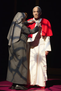 Theaterprobe 'Die zwei Päpste' in Berlin