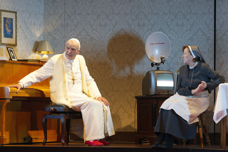 Theaterprobe 'Die zwei Päpste' in Berlin