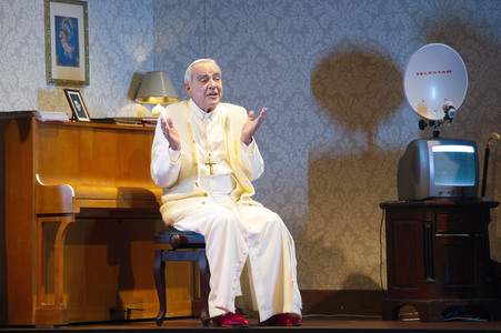 Theaterprobe 'Die zwei Päpste' in Berlin