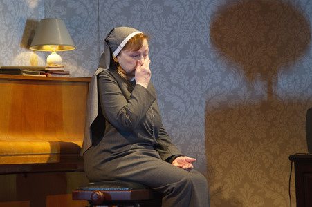 Theaterprobe 'Die zwei Päpste' in Berlin