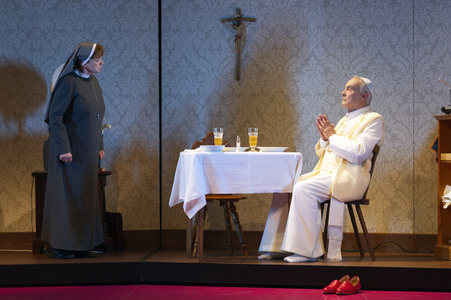 Theaterprobe 'Die zwei Päpste' in Berlin