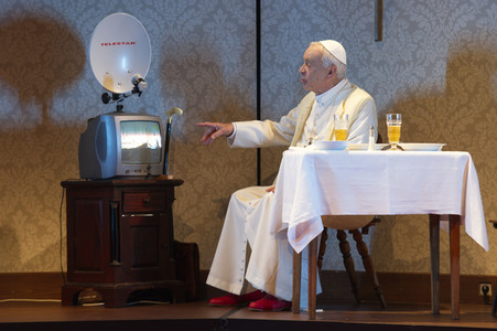 Theaterprobe 'Die zwei Päpste' in Berlin