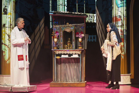 Theaterprobe 'Die zwei Päpste' in Berlin