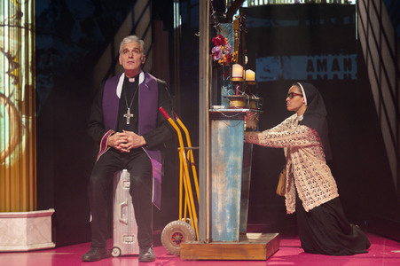 Theaterprobe 'Die zwei Päpste' in Berlin