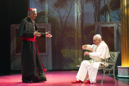 Theaterprobe 'Die zwei Päpste' in Berlin
