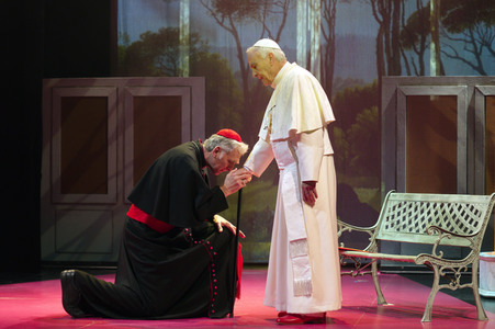 Theaterprobe 'Die zwei Päpste' in Berlin