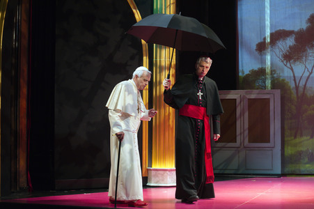 Theaterprobe 'Die zwei Päpste' in Berlin