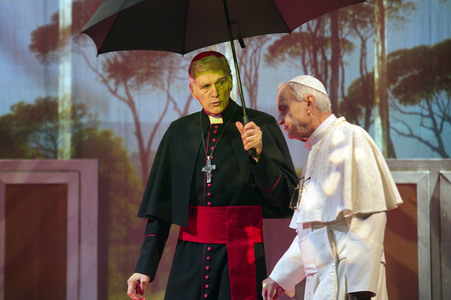 Theaterprobe 'Die zwei Päpste' in Berlin