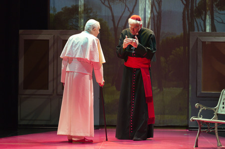 Theaterprobe 'Die zwei Päpste' in Berlin