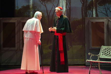 Theaterprobe 'Die zwei Päpste' in Berlin