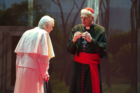 Theaterprobe 'Die zwei Päpste' in Berlin