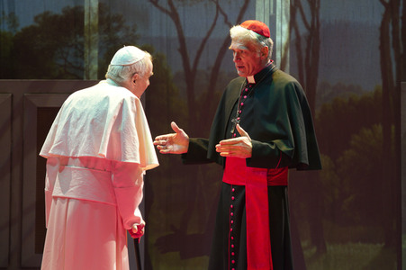 Theaterprobe 'Die zwei Päpste' in Berlin